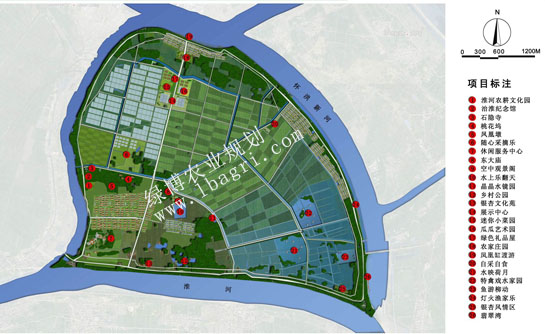 泊岗休闲农业发展规划平面图