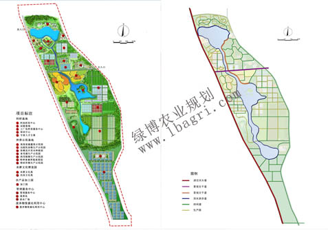 定襄现代农业示范园区规划图