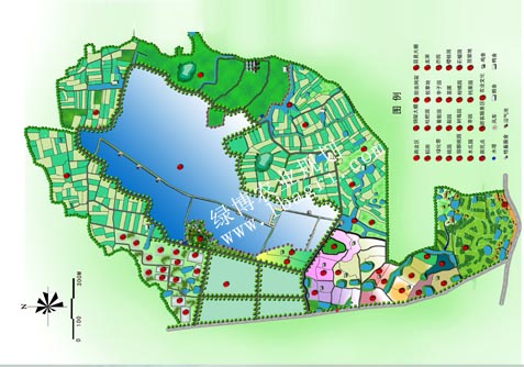太白农业生态园规划图